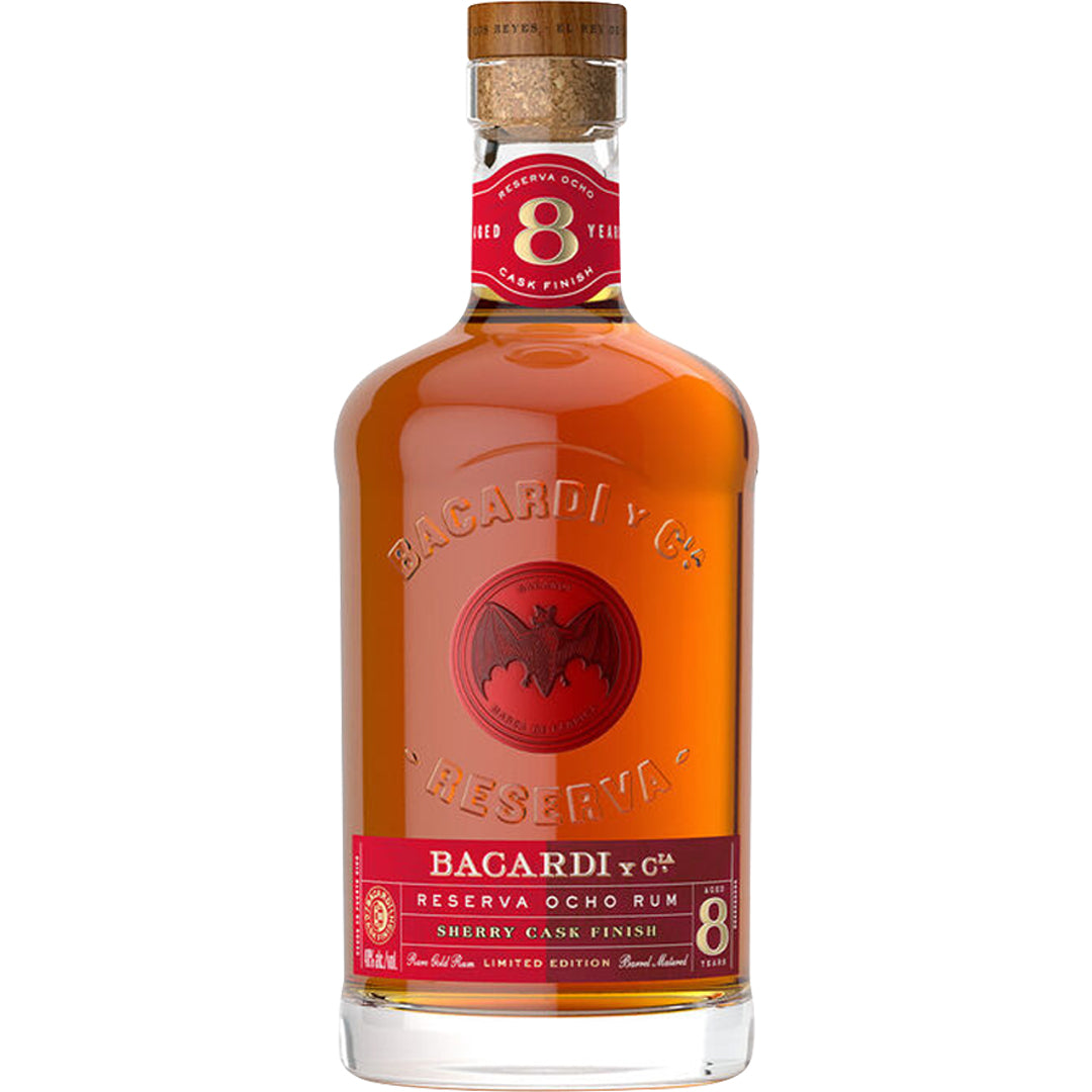 Bacardi 8 Year Sherry Cask Finish Reserva Rum – Lost N Liquor