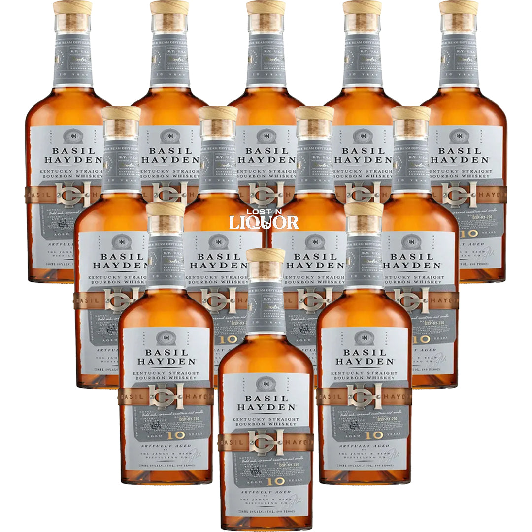 Basil Hayden Aged 10 Years Kentucky Straight Bourbon Whiskey_LostNLiquor.com