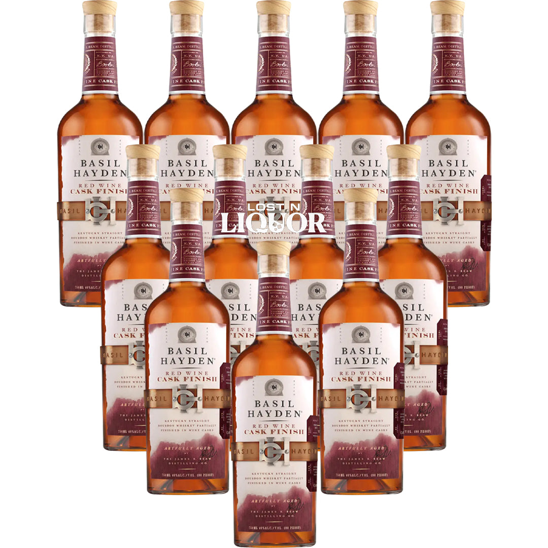 Basil Hayden Red Wine Cask Finish Bourbon Whiskey_LostNLiquor.com
