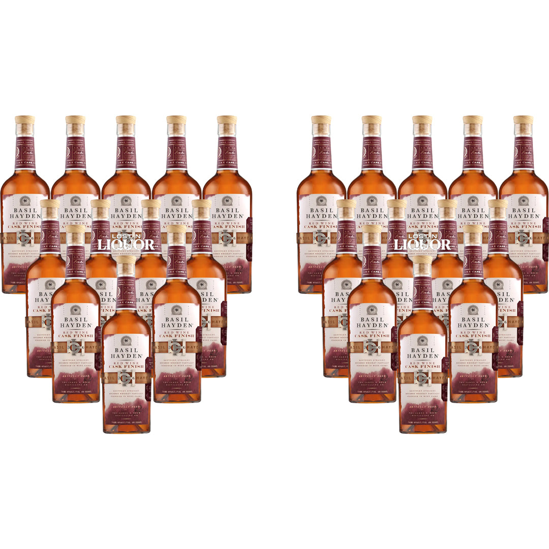 Basil Hayden Red Wine Cask Finish Bourbon Whiskey_LostNLiquor.com