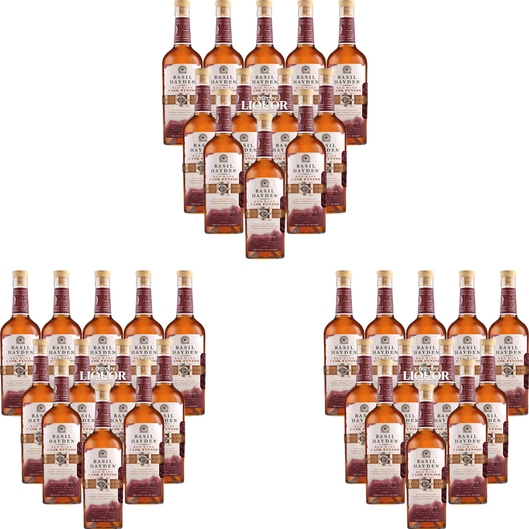 Basil Hayden Red Wine Cask Finish Bourbon Whiskey_LostNLiquor.com