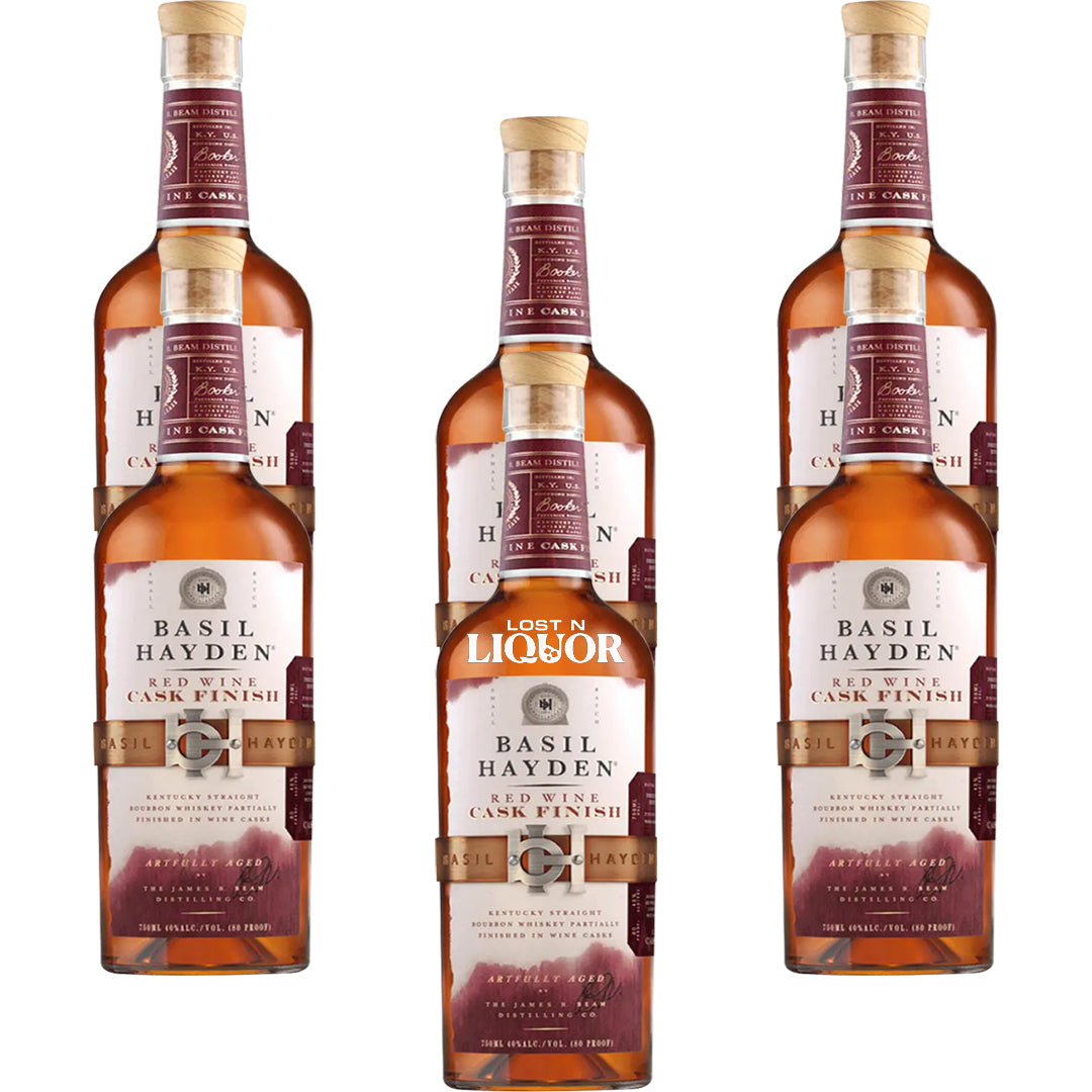 Basil Hayden Red Wine Cask Finish Bourbon Whiskey_LostNLiquor.com