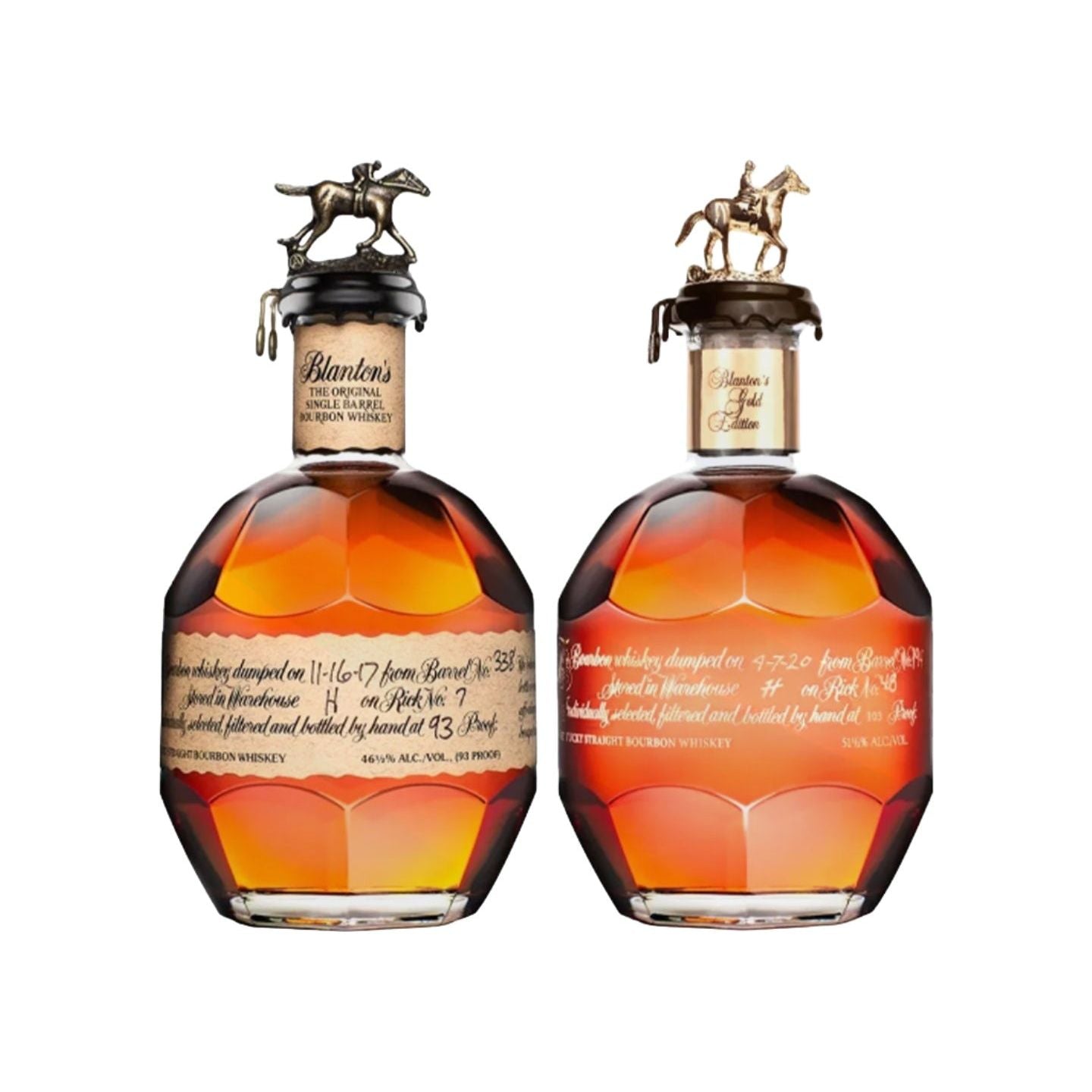 Blanton's Single Barrel and Blanton's Gold Label Bundle