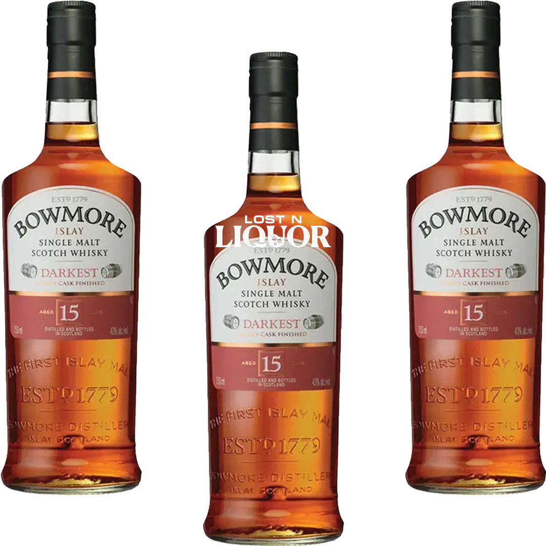 Bowmore 15 Year Darkest Single Malt Scotch Whisky_LostNLiquor.com