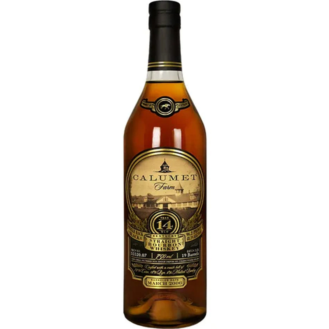 Calumet Farm 14 Year Single Rack Black Kentucky Straight Bourbon Whiskey_LostNLiquor.com