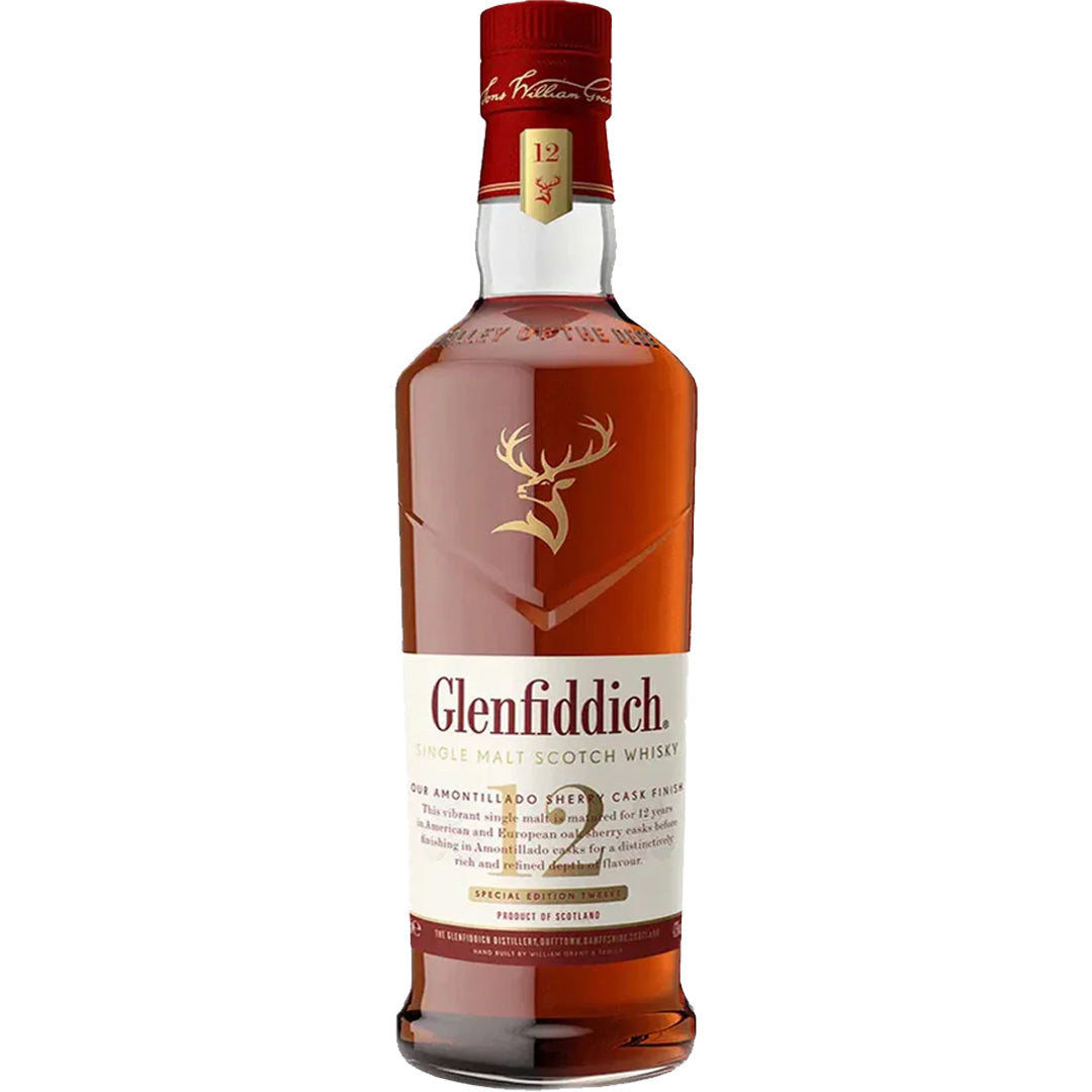 Glenfiddich 12 Year Sherry Cask Single Malt Scotch Whisky_LostNLiquor.com
