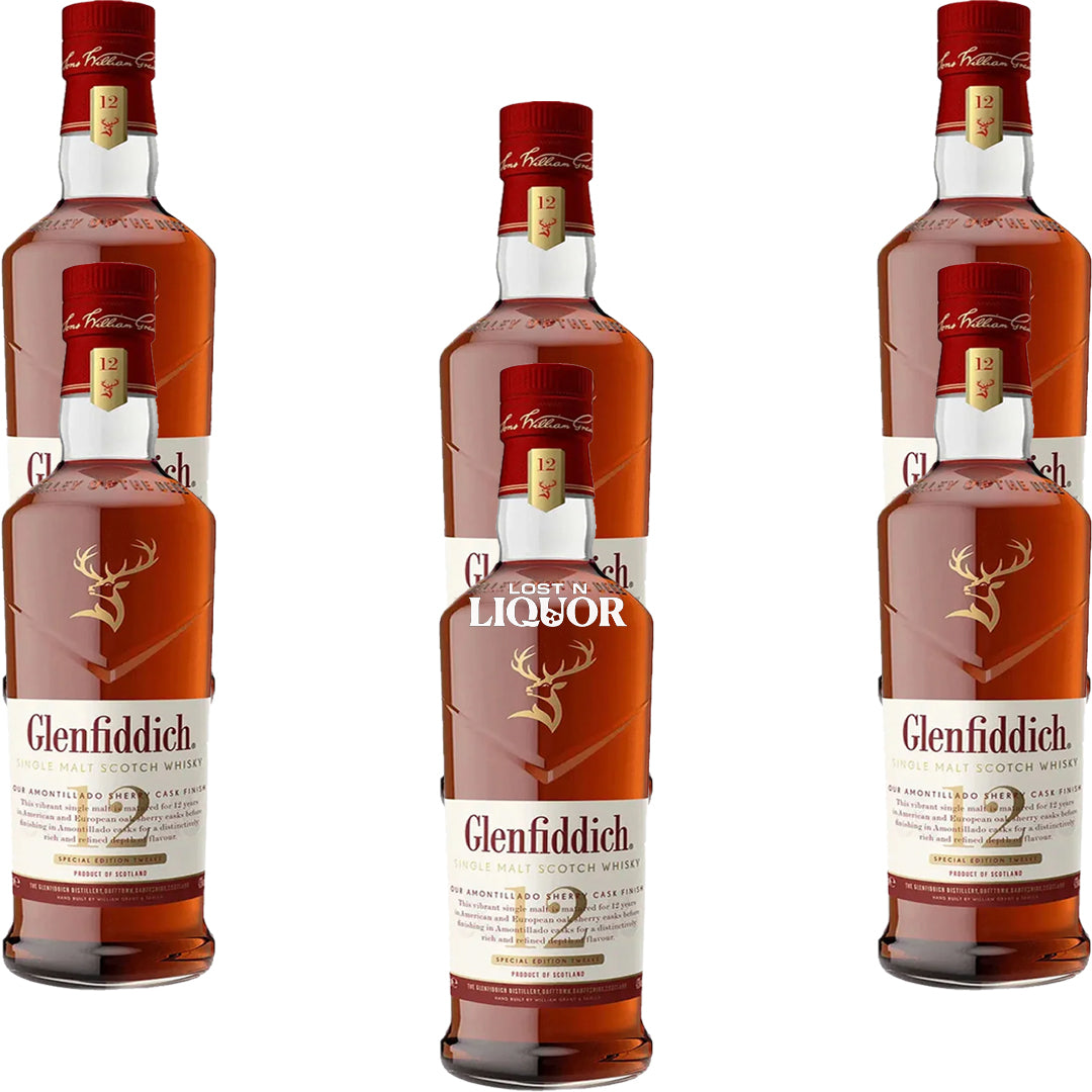 Glenfiddich 12 Year Sherry Cask Single Malt Scotch Whisky_LostNLiquor.com