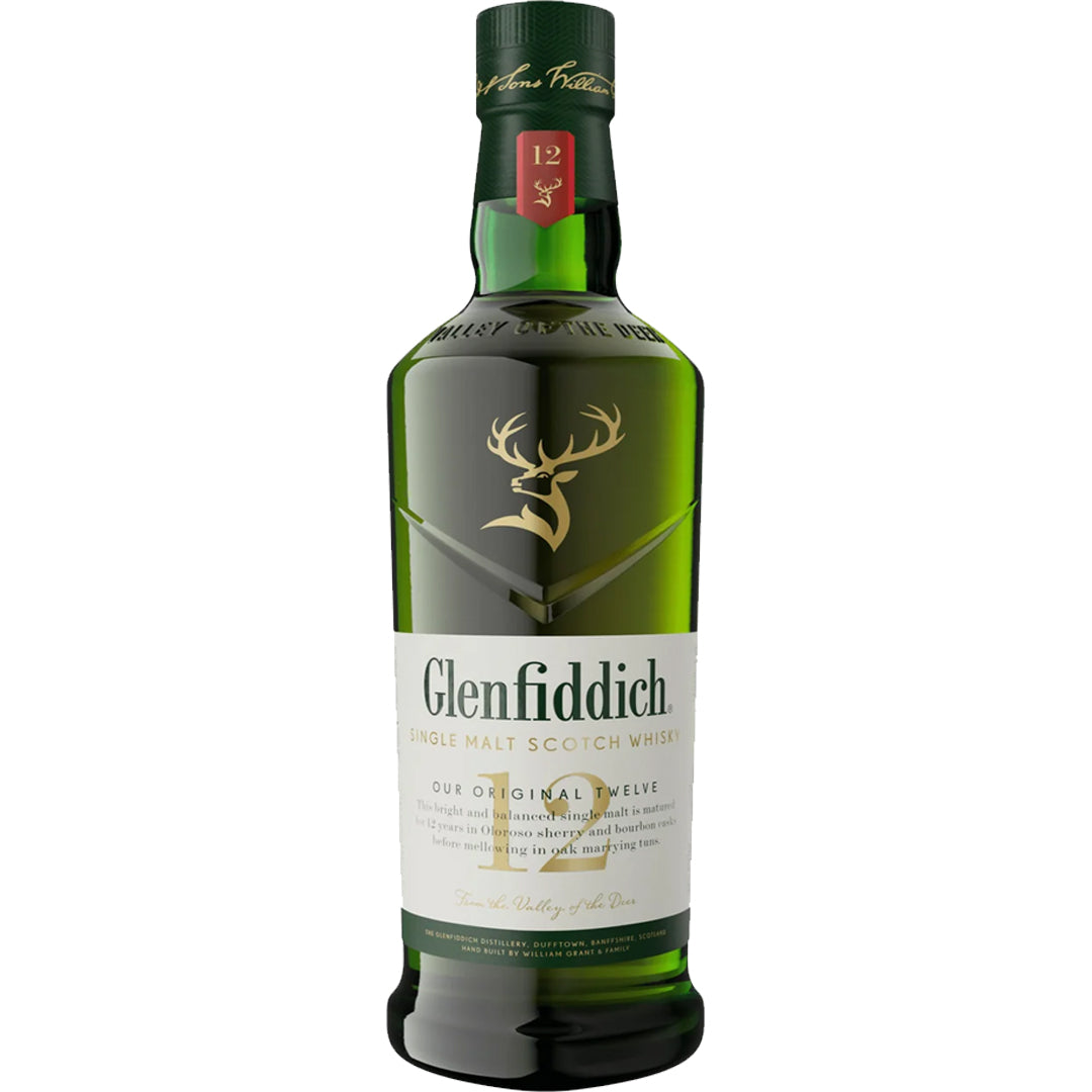 Glenfiddich 12 Year Single Malt Scotch Whisky – Lost N Liquor