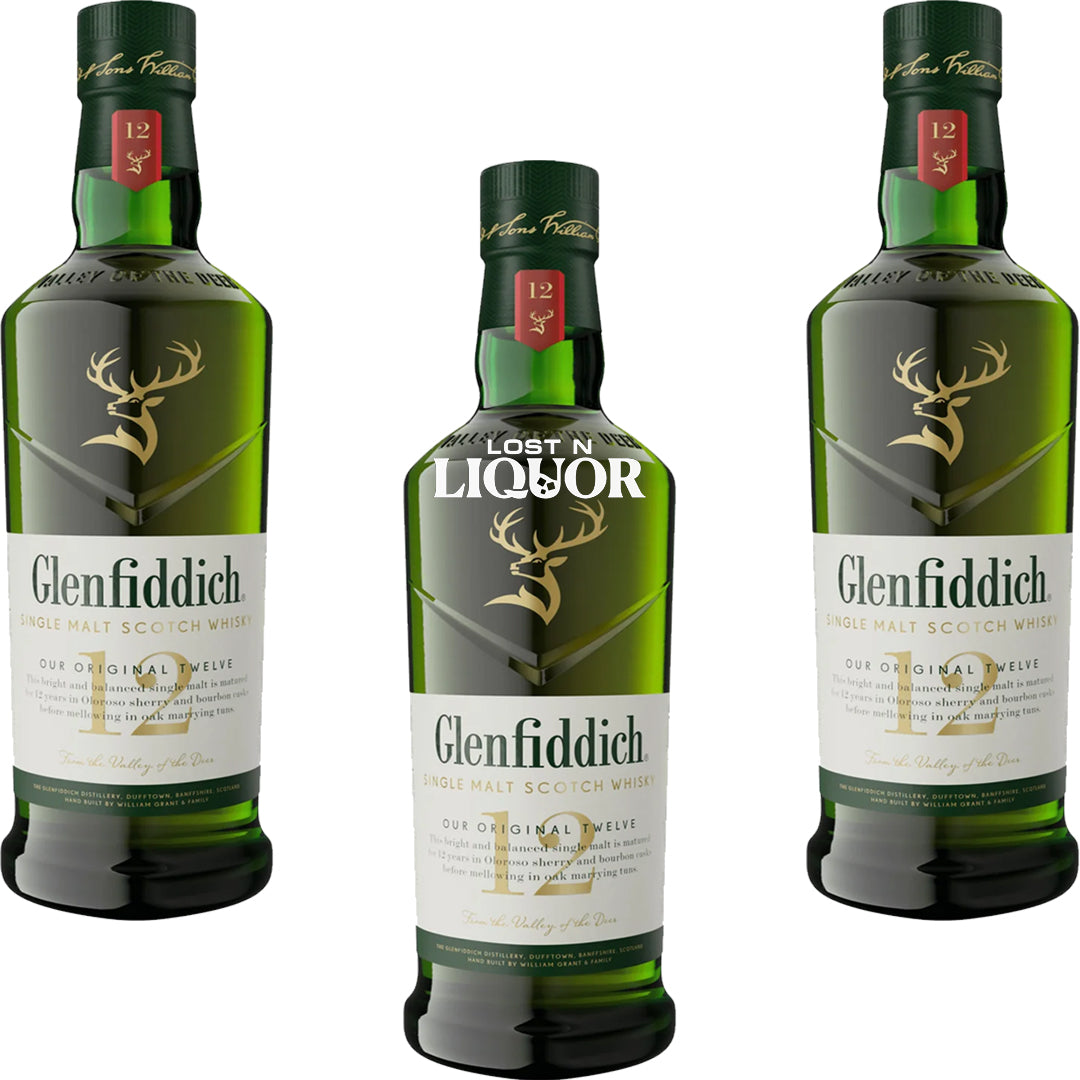 Glenfiddich 12 Year Single Malt Scotch Whisky – Lost N Liquor