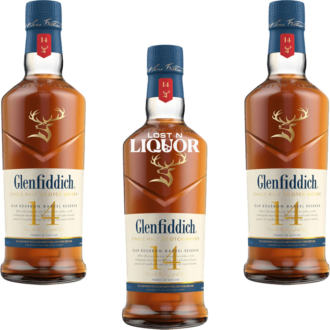 Glenfiddich 14 Year Bourbon Barrel Reserve Single Malt Scotch Whisky_LostNLiquor.com