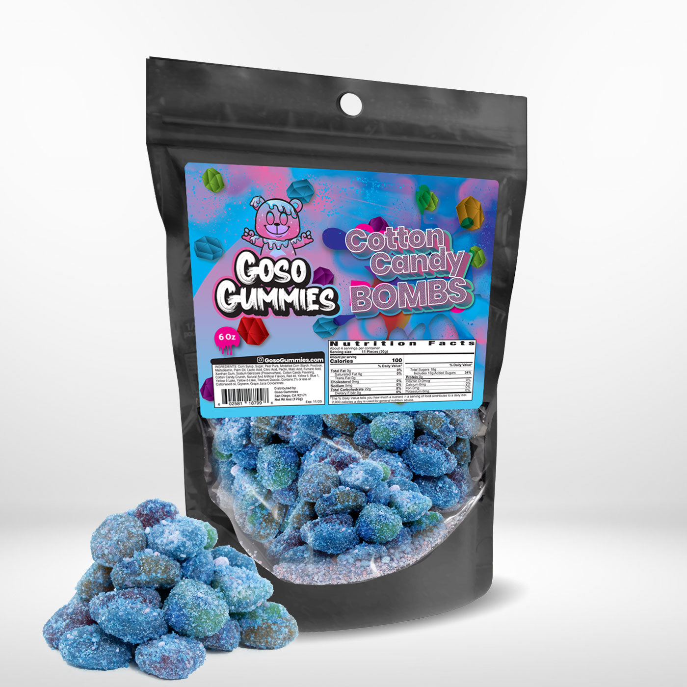 Gosogummies Cotton Candy Bombs_LostNLiquor.com