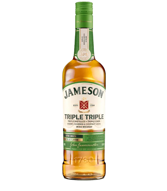 Jameson Triple Triple Irish Whiskey Triple Distilled
