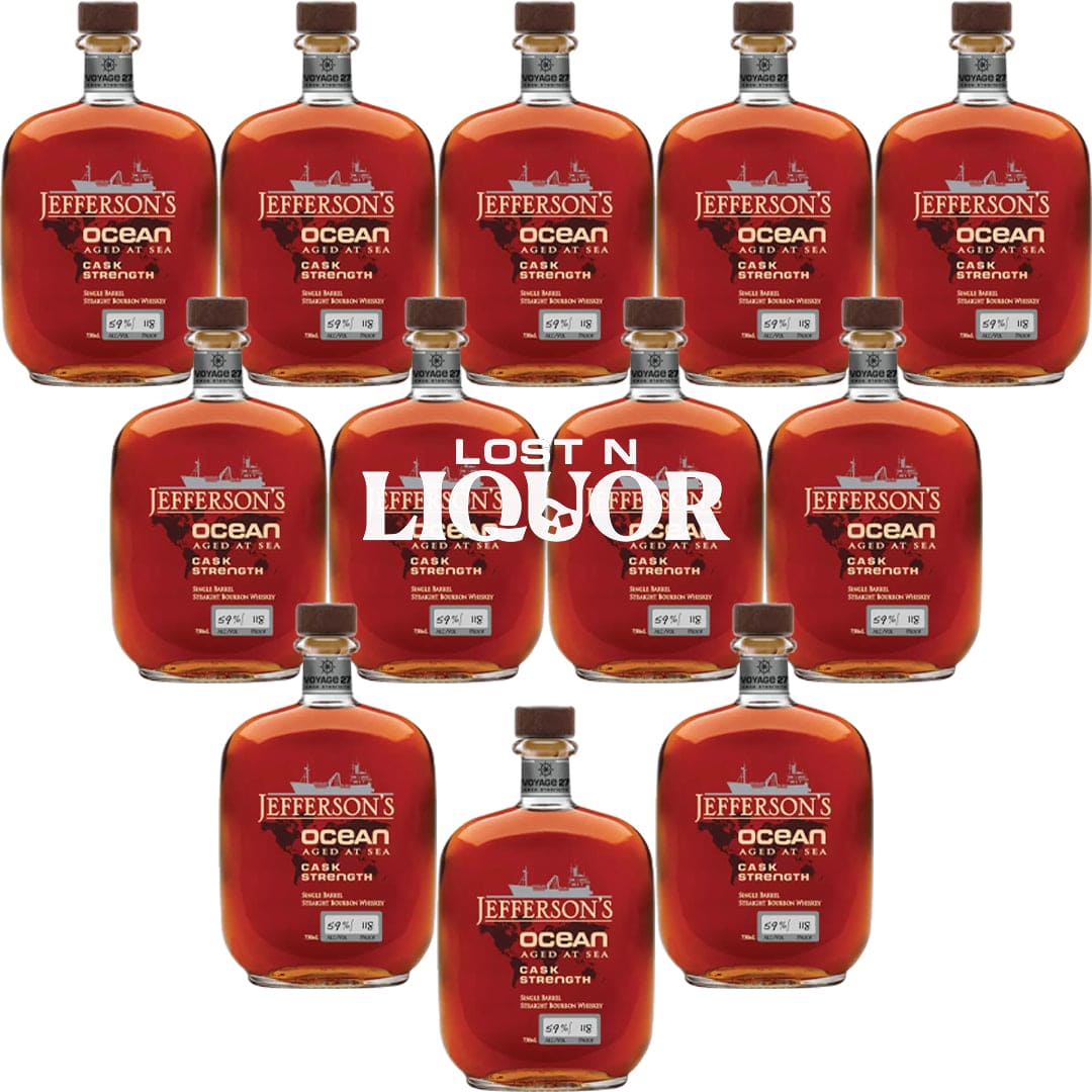 Jefferson's Ocean Aged At Sea Cask Strength Single Barrel Straight Bourbon Whiskey_LostNLiquor.com
