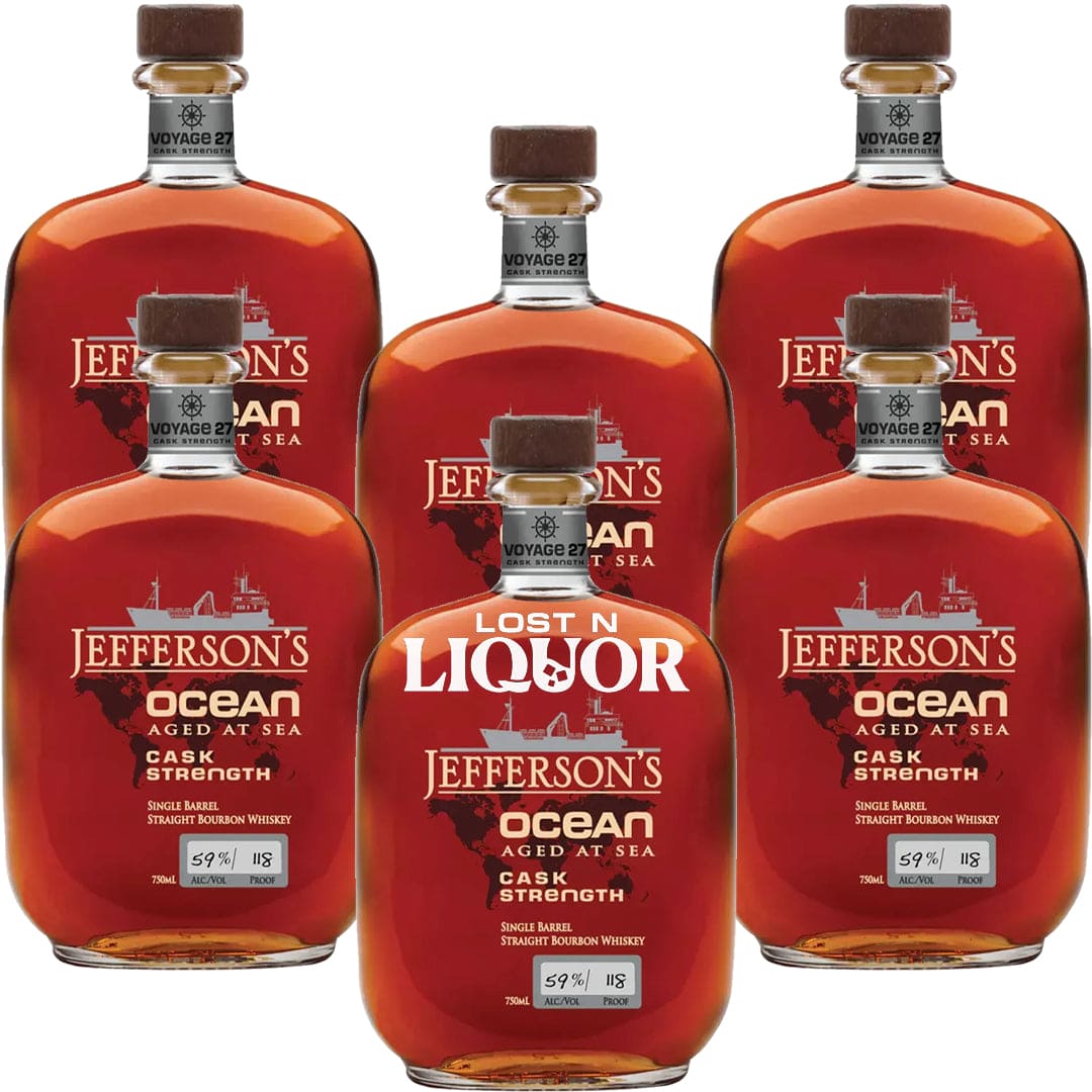 Jefferson's Ocean Aged At Sea Cask Strength Single Barrel Straight Bourbon Whiskey_LostNLiquor.com