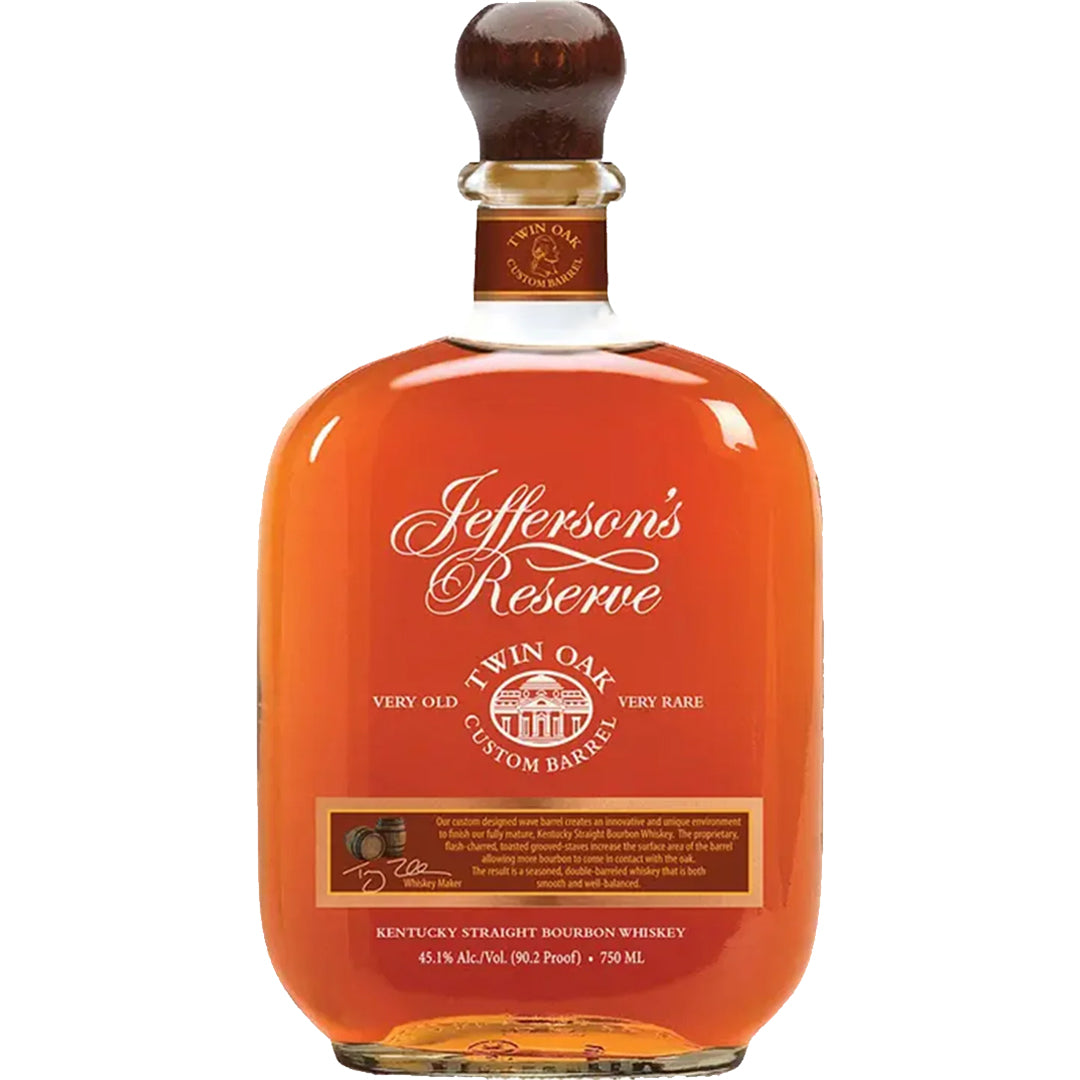 Jefferson's Reserve Twin Oak Very Rare Kentucky Straight Bourbon Whiskey_LostNLiquor.com