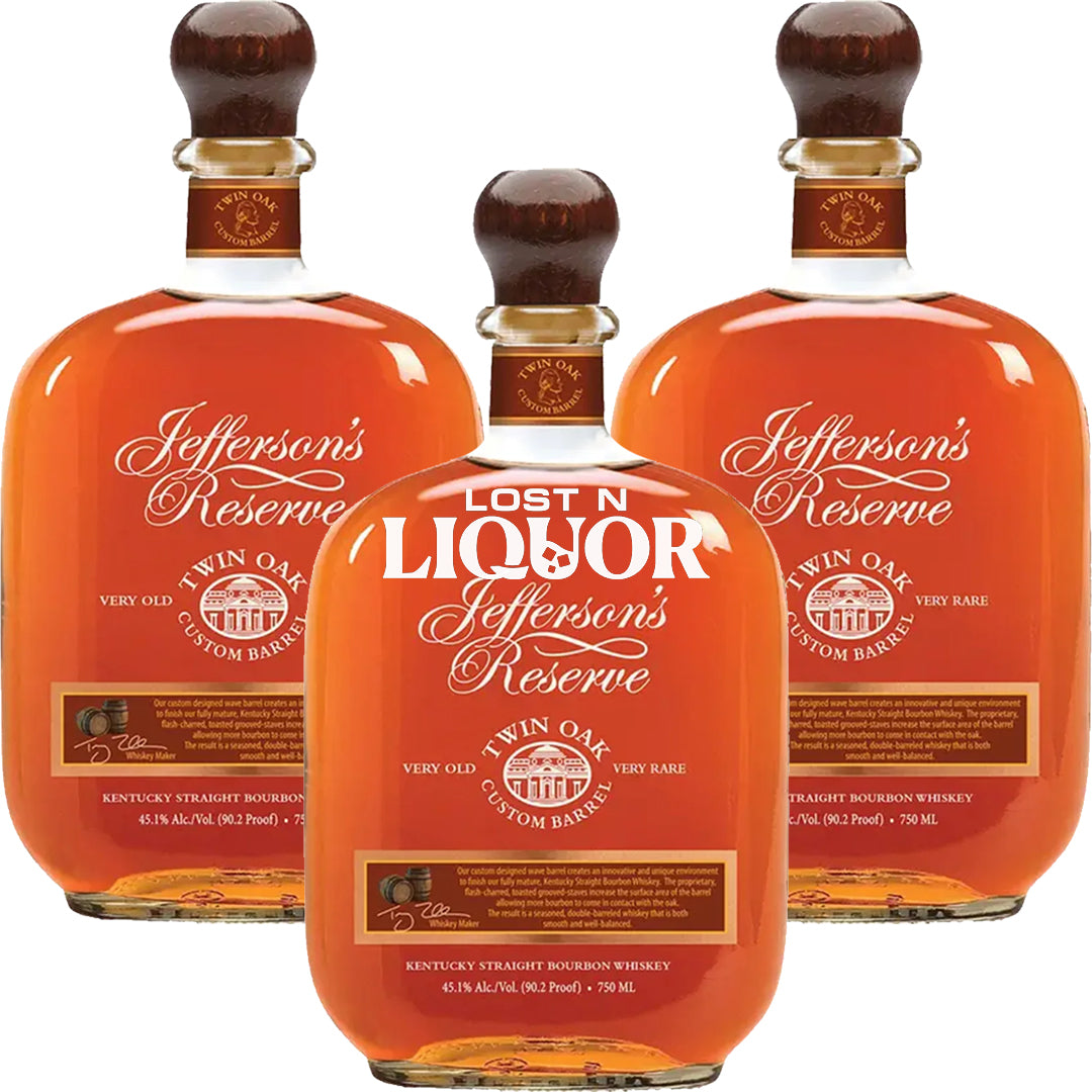 Jefferson's Reserve Twin Oak Very Rare Kentucky Straight Bourbon Whiskey_LostNLiquor.com
