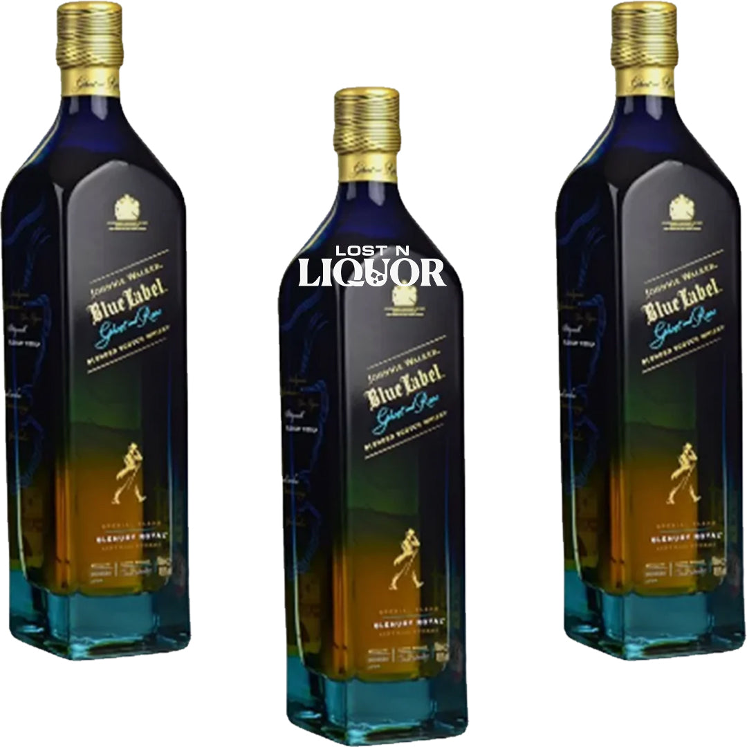 Johnnie Walker Blue Label Ghost and Rare Glenury Royal_LostNLiquor.com