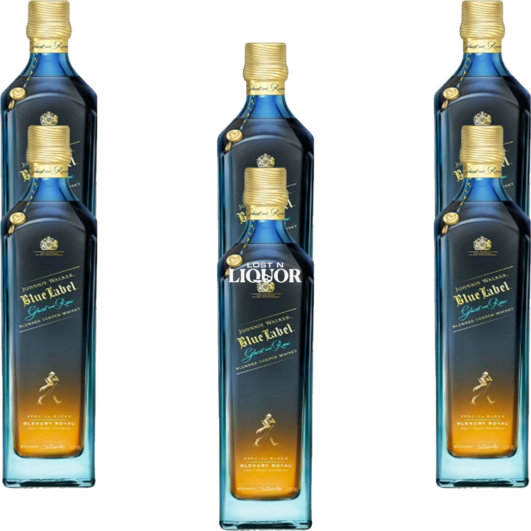 Johnnie Walker Blue Label Ghost and Rare Glenury Royal_LostNLiquor.com