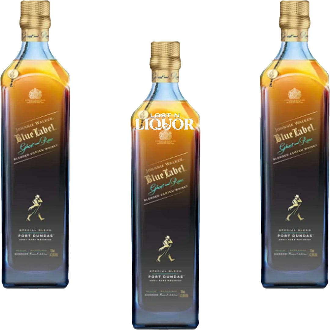 Johnnie Walker Blue Label Ghost and Rare Port Dundas Blended Scotch_LostNLiquor.com