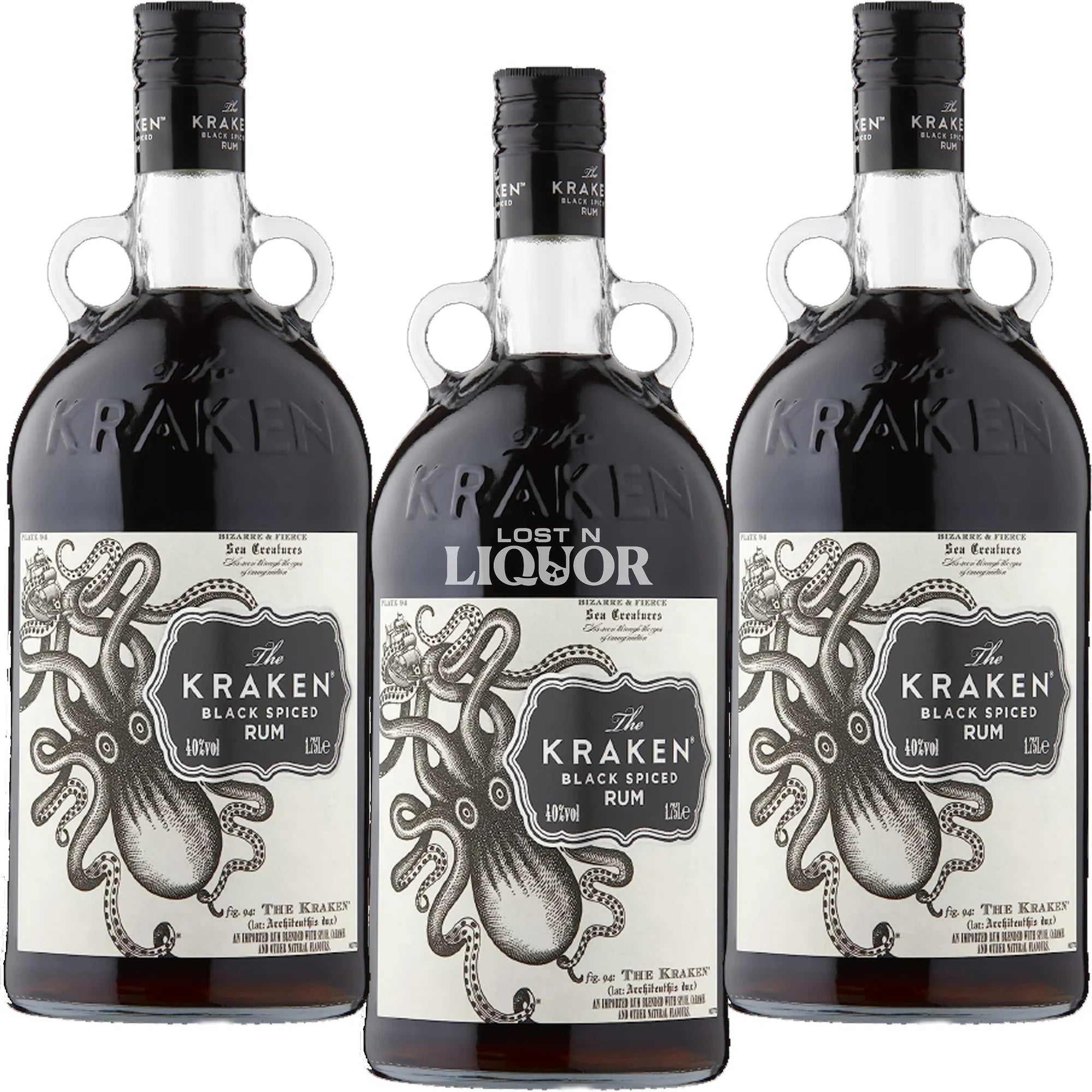 Kraken Rum Spiced White Label – Lost N Liquor - Online Liquor Store