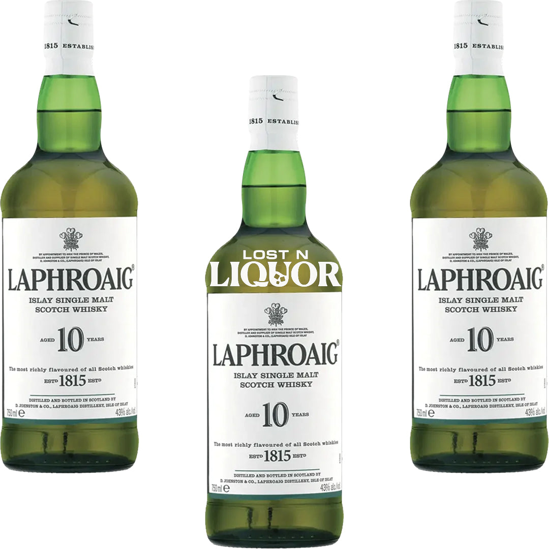 Laphroaig 10 Year Islay Single Malt Scotch Whisky – Lost N Liquor