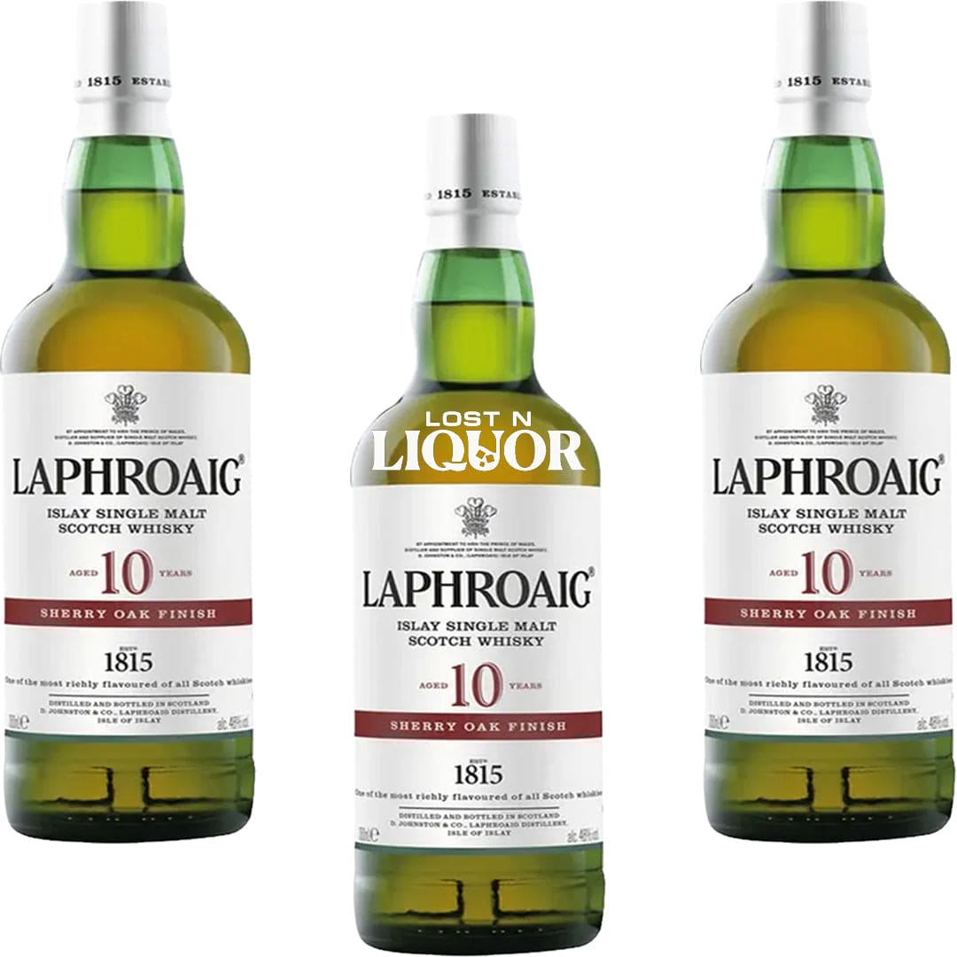 Laphroaig Sherry Oak Finished 10 Year Single Malt Scotch Whisky_LostNLiquor.com