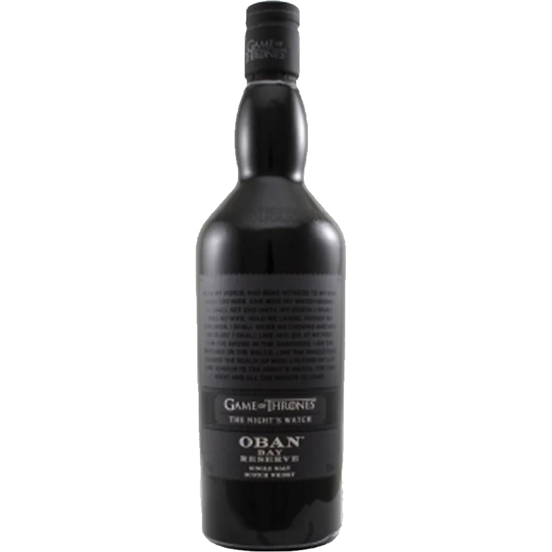 Oban Game of Thrones The Night's Watch Bay Reserve Scotch Whisky_LostNLiquor.com