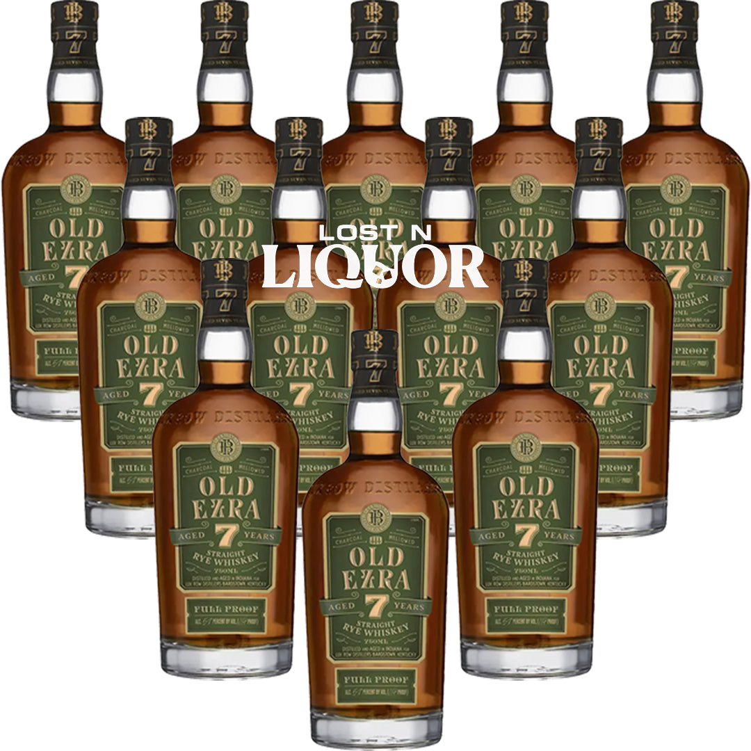 Old Ezra Brooks 7 Year Full Proof Rye Whiskey_LostNLiquor.com