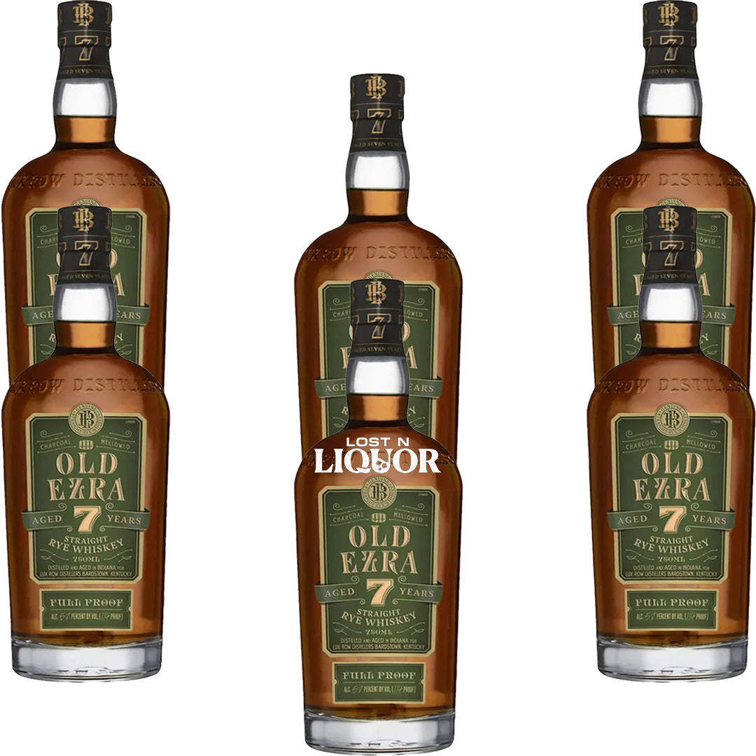 Old Ezra Brooks 7 Year Full Proof Rye Whiskey_LostNLiquor.com