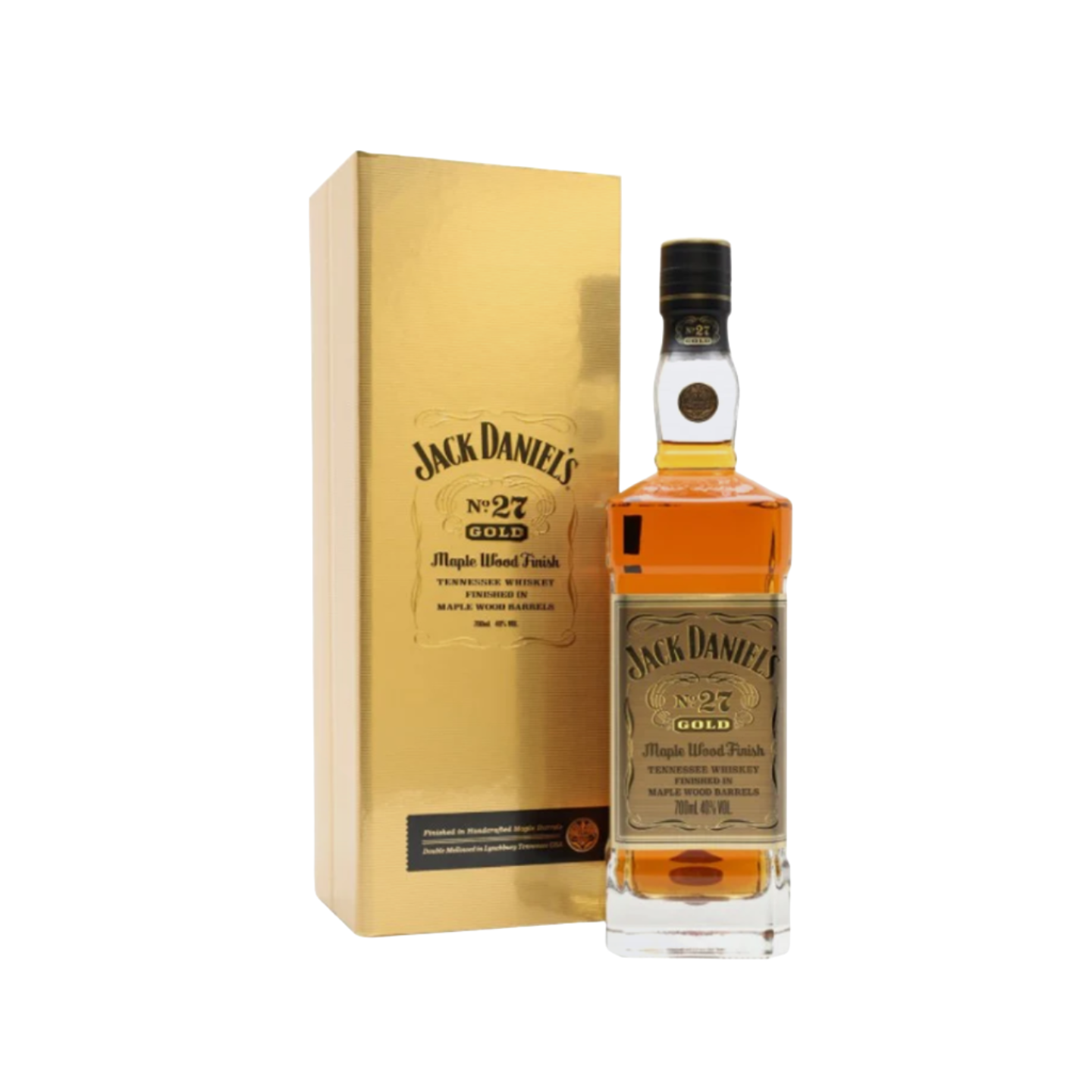 Jack Daniel's No. 27 Gold メイプルウッド仕上げ Jack Daniels Gold #27 Maple Wood Finish Tennessee Whiskey – Lost N