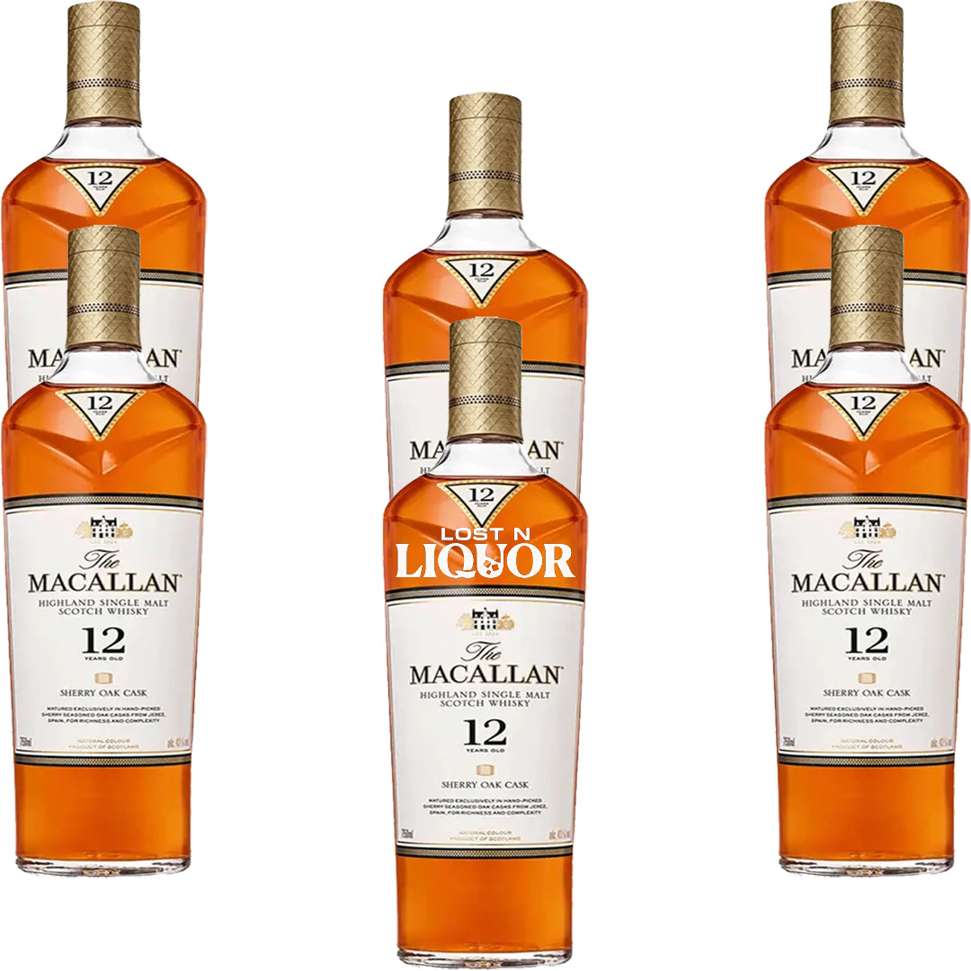 The Macallan 12 Year Sherry Oak Cask Highland Single Malt Scotch