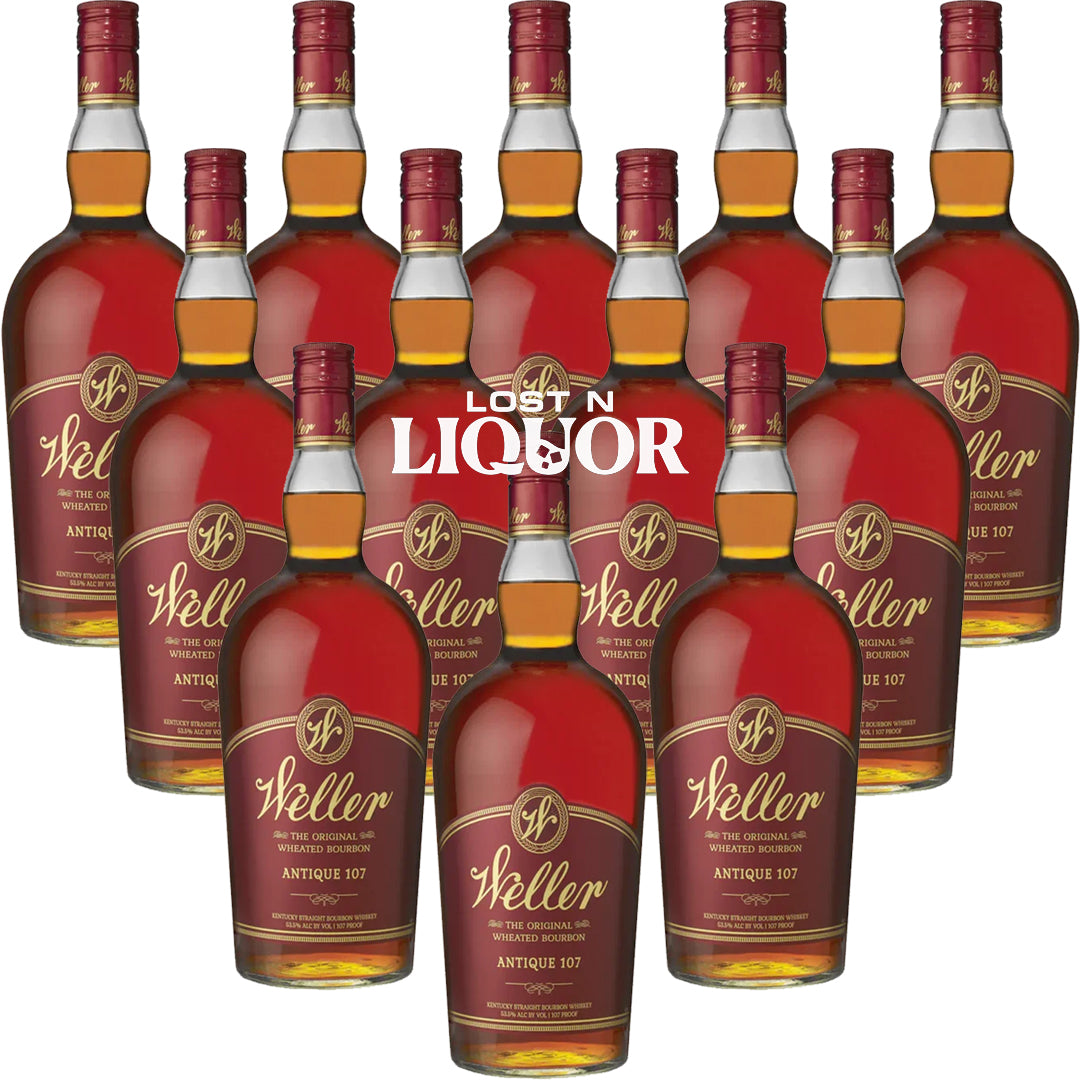 W. L. Weller Old Weller Antique 107 Bourbon Whiskey_LostNLiquor.com