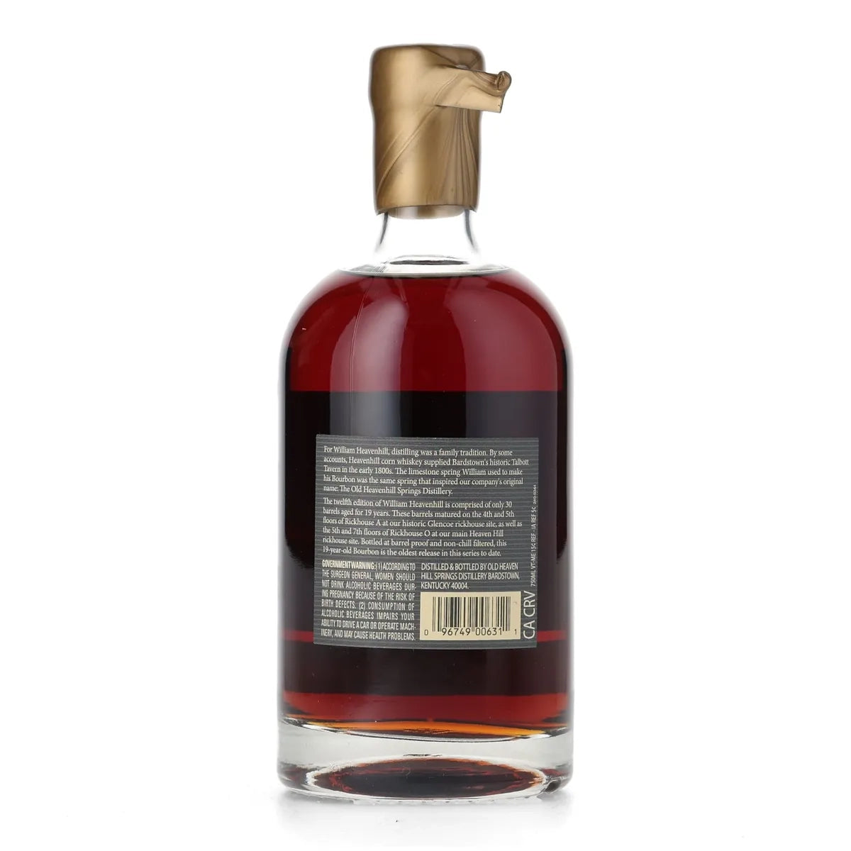 William Heavenhill 19 Year Barrel Proof Bourbon (12th Edition, 2025