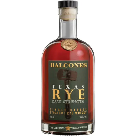 Balcones Straight Rye Texas Rye Cask Strength Whiskey