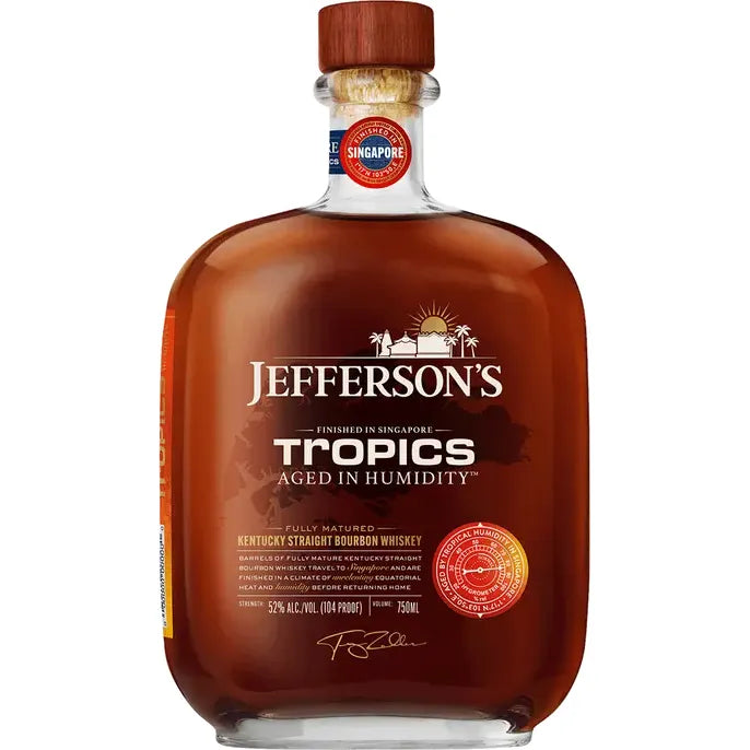 Jefferson's Tropics Aged In Singapore Bourbon Whiskey