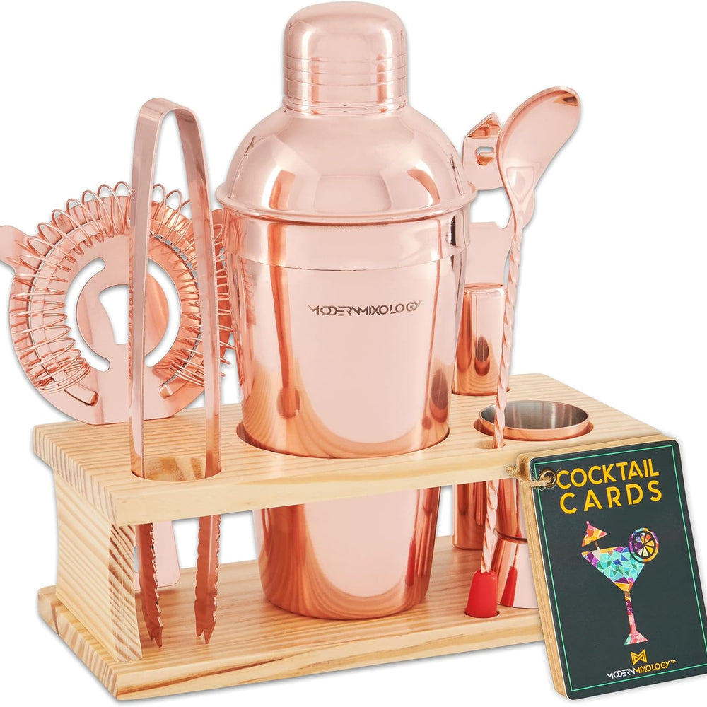 
                      
                        8-Piece Bartender Kit with Shaker & Wood Stand
                      
                    