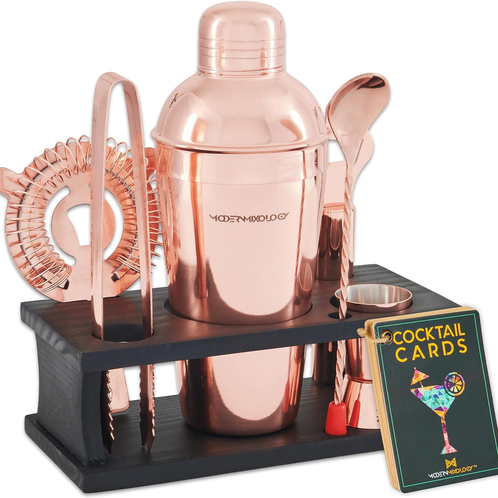 
                      
                        8-Piece Bartender Kit with Shaker & Wood Stand
                      
                    