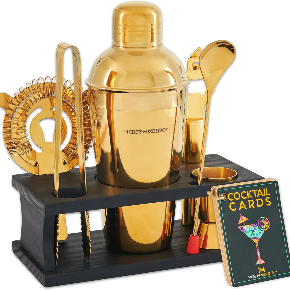 
                      
                        8-Piece Bartender Kit with Shaker & Wood Stand
                      
                    