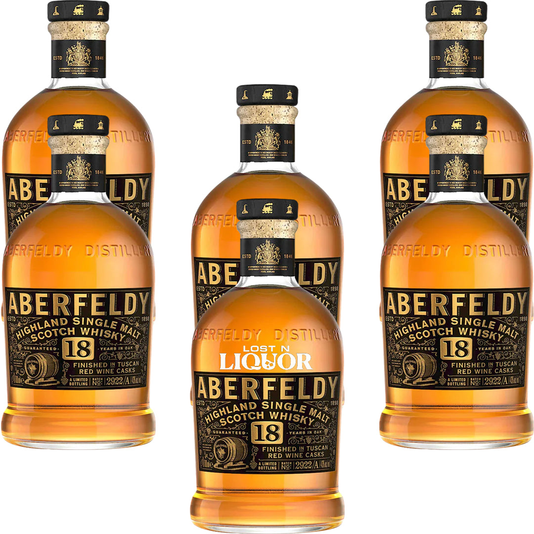 Aberfeldy 18 Year Finished In Cabernet Wine Casks Single Malt