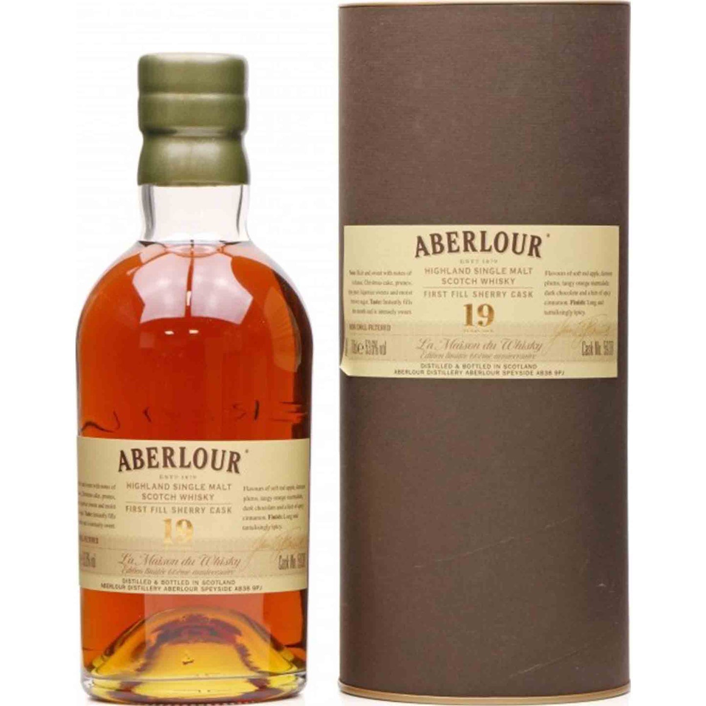 Aberlour 19 Year Old Sherry Cask Single Malt Scotch Whisky (2018)_LostNLiquor.com