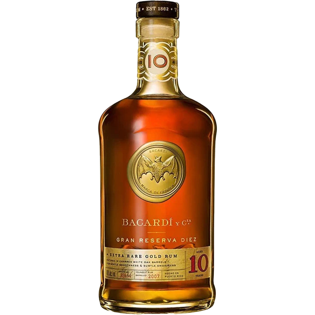 Bacardi 10 Year Extra Rare Gran Reserva Gold Rum_LostNLiquor.com