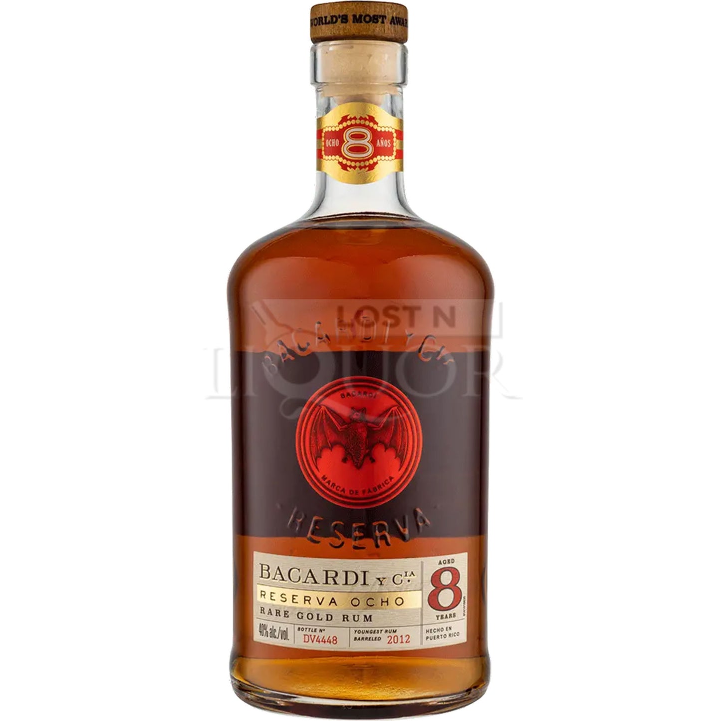 Bacardi 8 Year Gold Reserva Rum