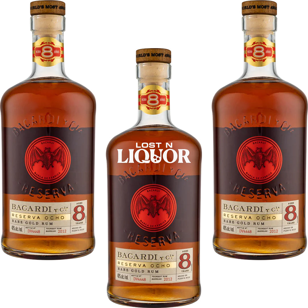 Bacardi 8 Year Gold Reserva Rum_LostNLiquor.com