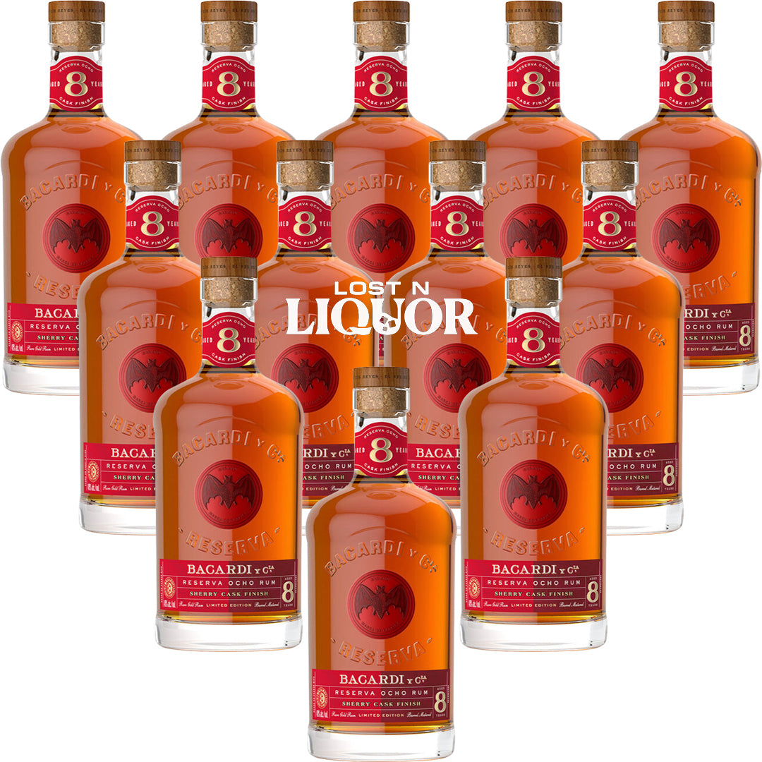 Bacardi 8 Year Sherry Cask Finish Reserva Rum – Lost N Liquor