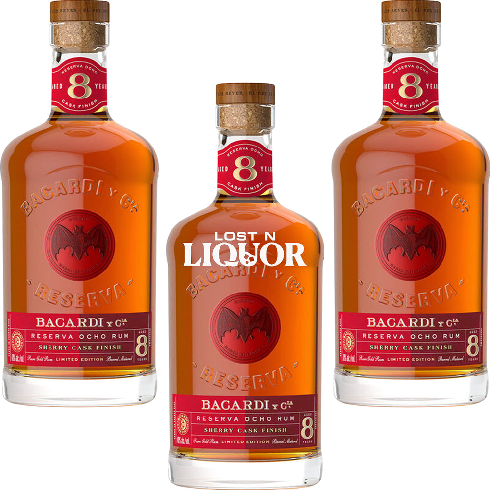 Bacardi 8 Year Sherry Cask Finish Reserva Rum_LostNLiquor.com