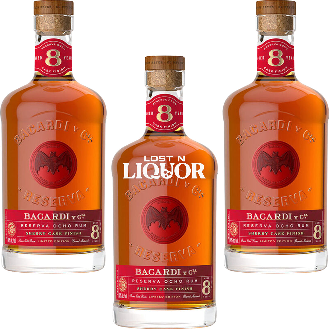 Bacardi 8 Year Sherry Cask Finish Reserva Rum_LostNLiquor.com