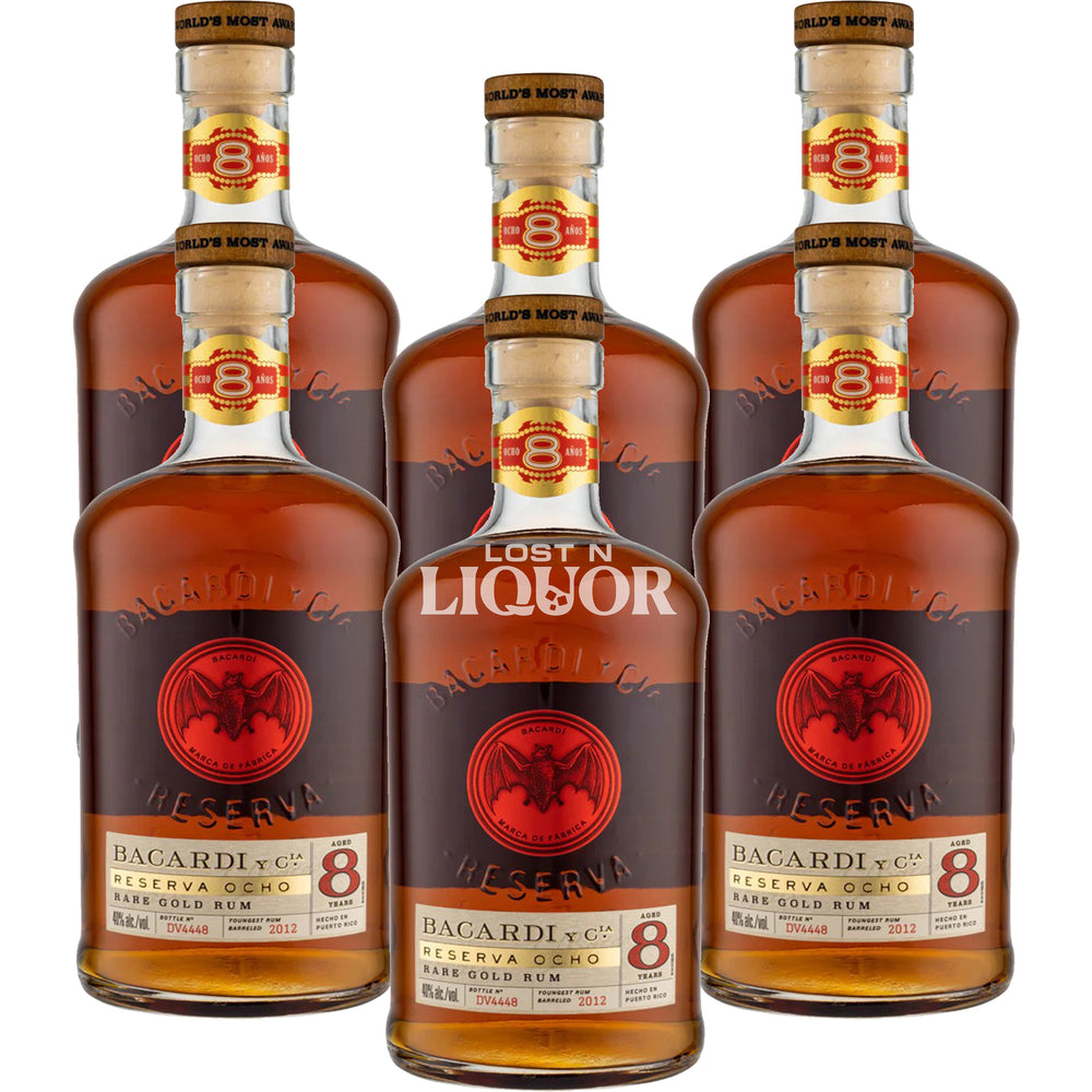
                      
                        Bacardi Aged Rum Rare Gold Reserva Ocho 8 Yr 80
                      
                    