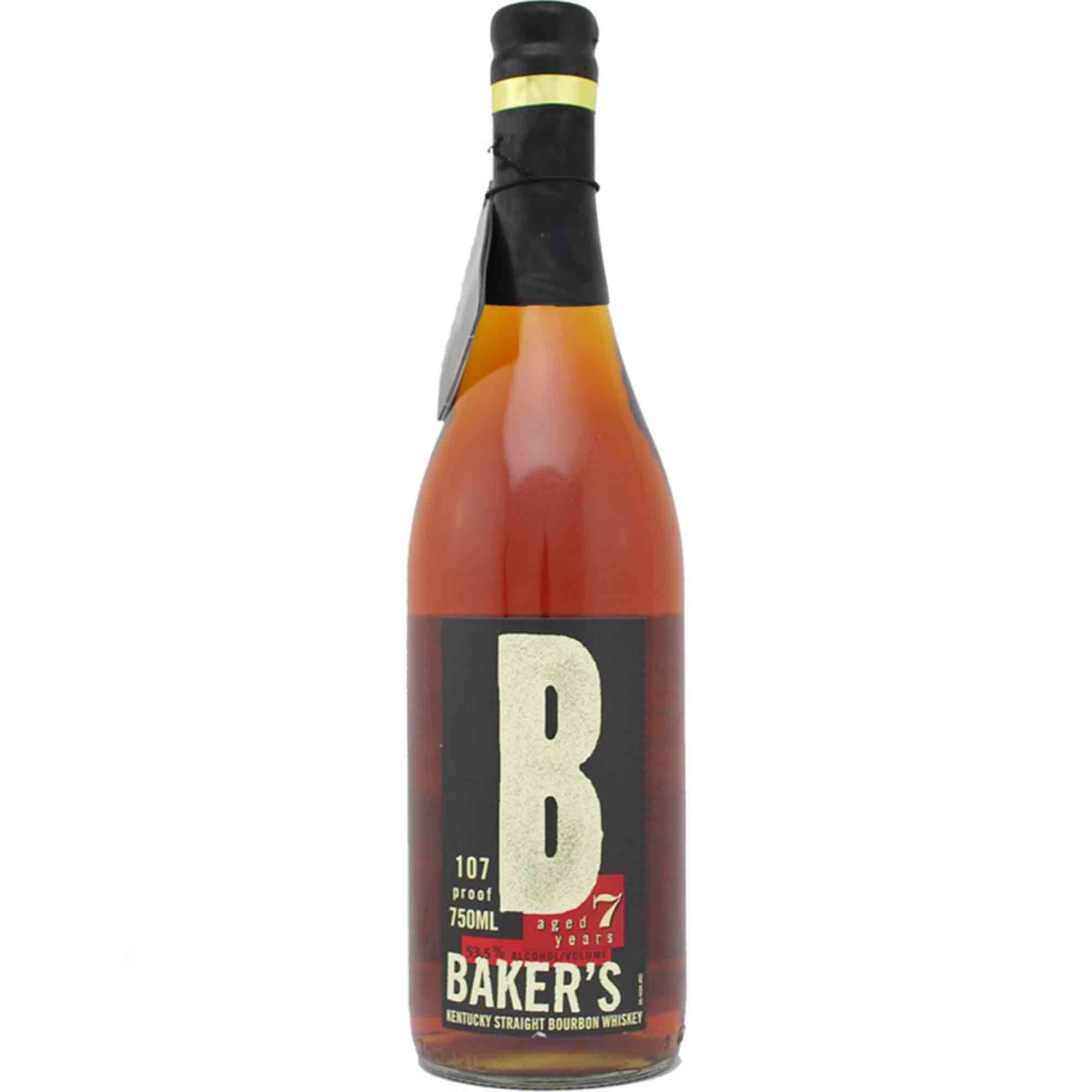 旧ボトル Baker's 7年ウイスキー 750ml 107プルーフ 2本セット Baker's Single Barrel 7 Year Bourbon Old Style Bottle – Lost N