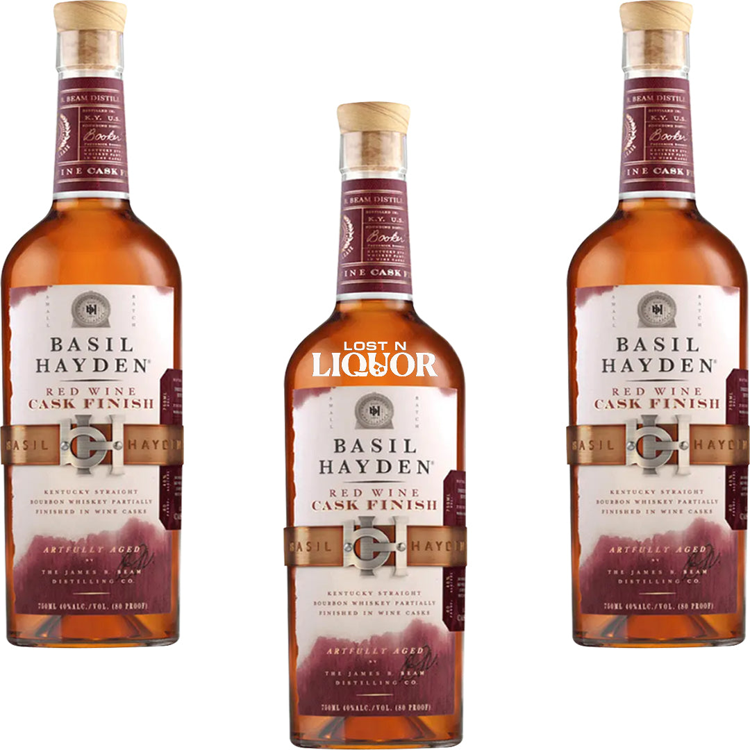 Basil Hayden Red Wine Cask Finish Bourbon Whiskey_LostNLiquor.com