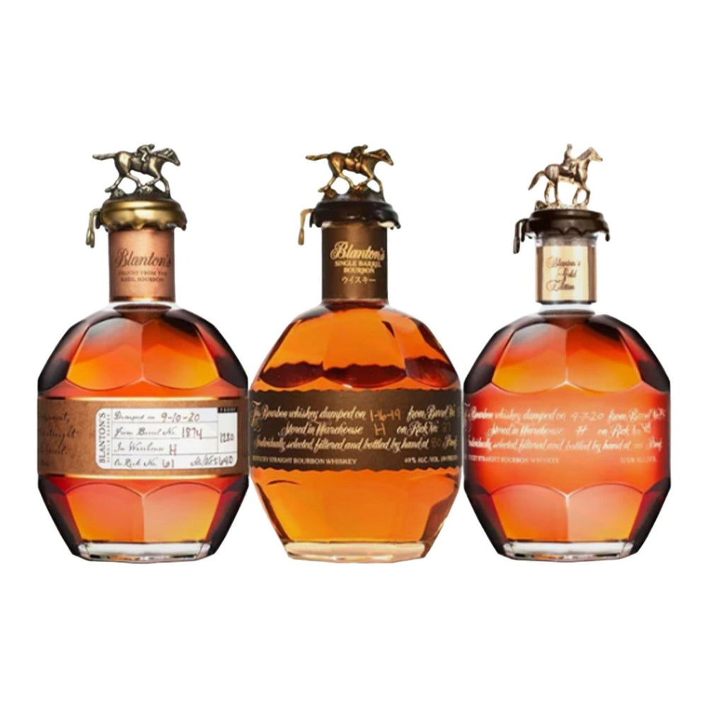 Blanton's STFB, Black Label & Gold Label Bundle LostNLiquor